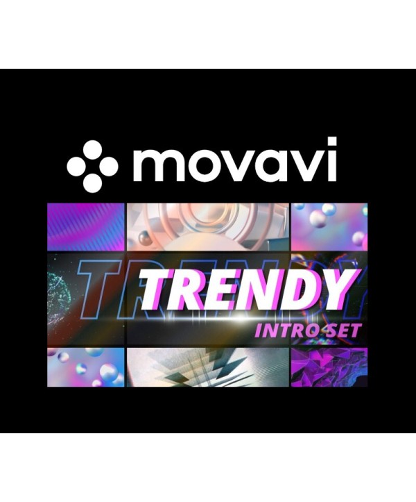 Movavi Video Editor Plus 2021 Effects - Trendy Intro Set Steam Key GLOBAL